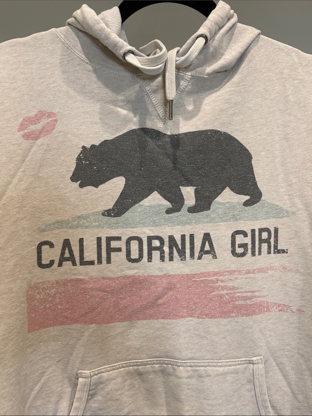 California Girl Lightweight Jersey Knit Hoodie - Picture 2 of 6